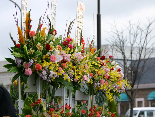 スタンド花の大量注文