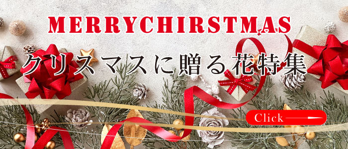 クリスマスに贈る花特集（バナー）